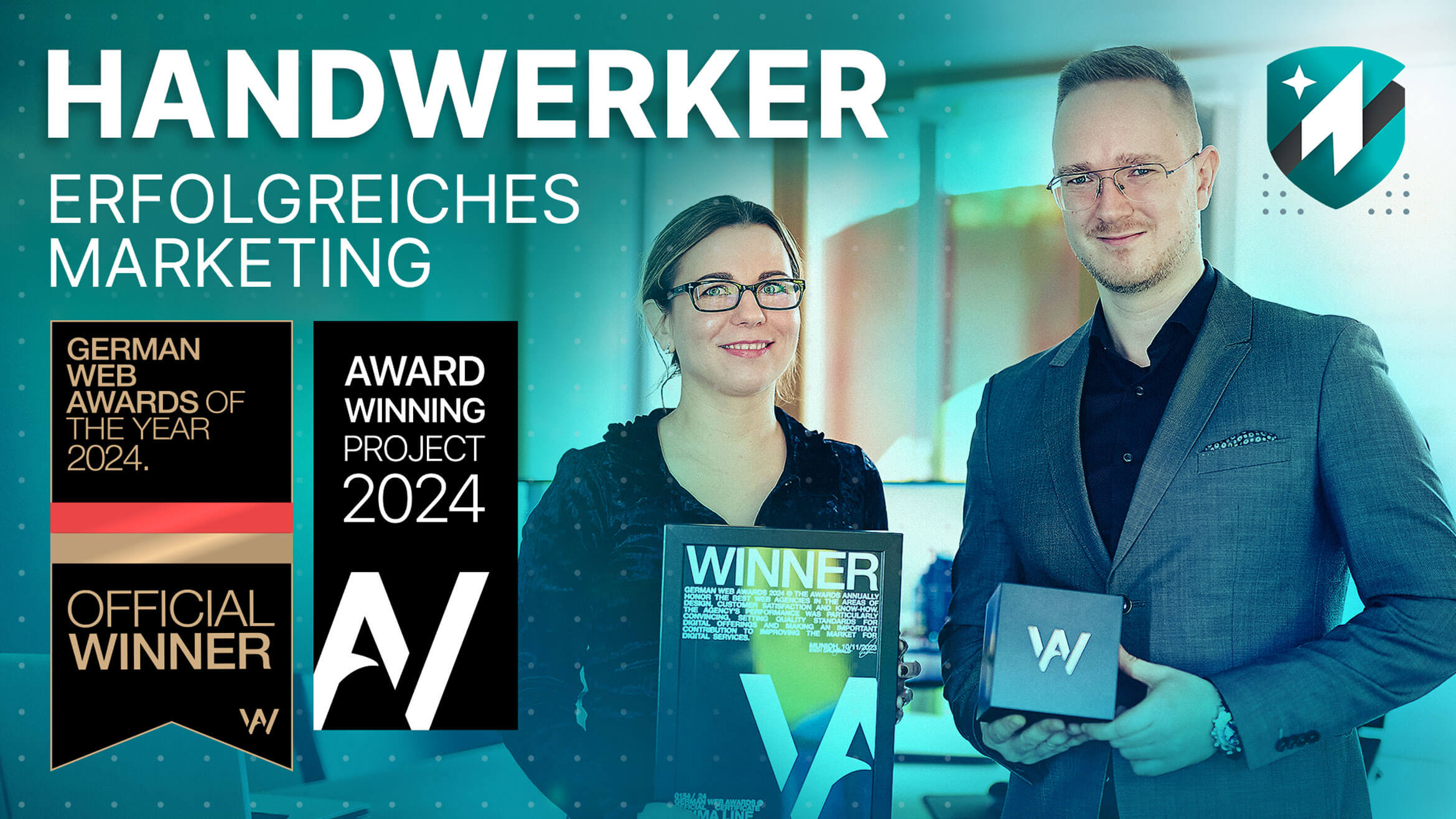 PRIMA LINE Gewinner German Web Awards 2024 - Erfolgreiches Marketing für Handwerker