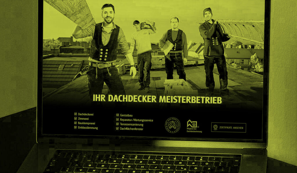 Website-Relaunch und neues Corporate Design für Berliner Dachdecker