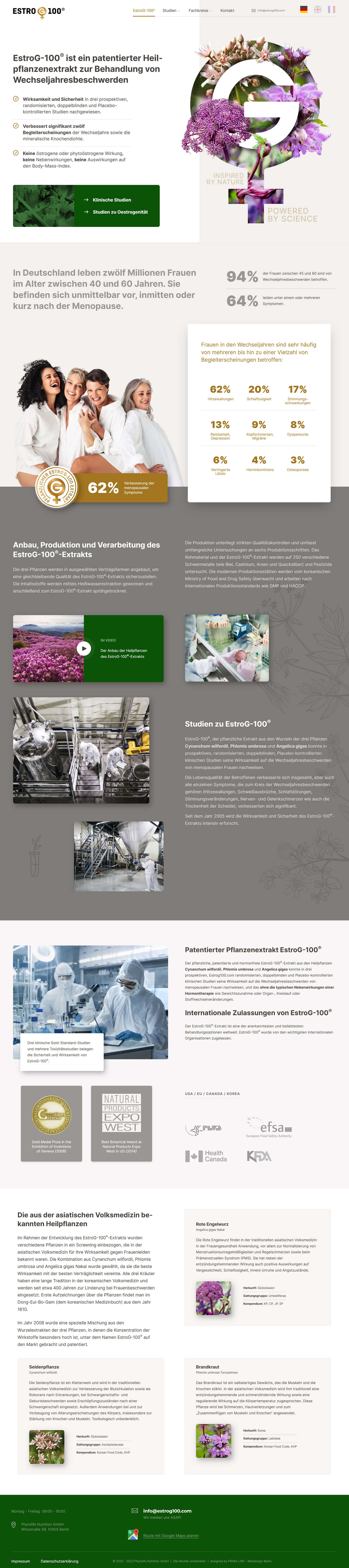 Website erstellen Pharma Berlin Referenz