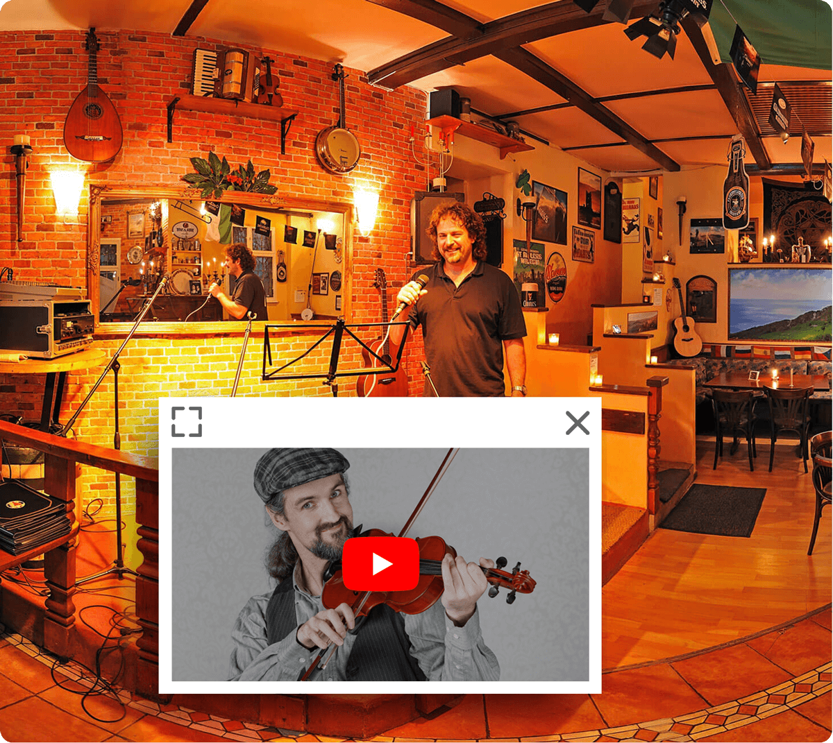 360 Grad Rundgang - Sound und Musik