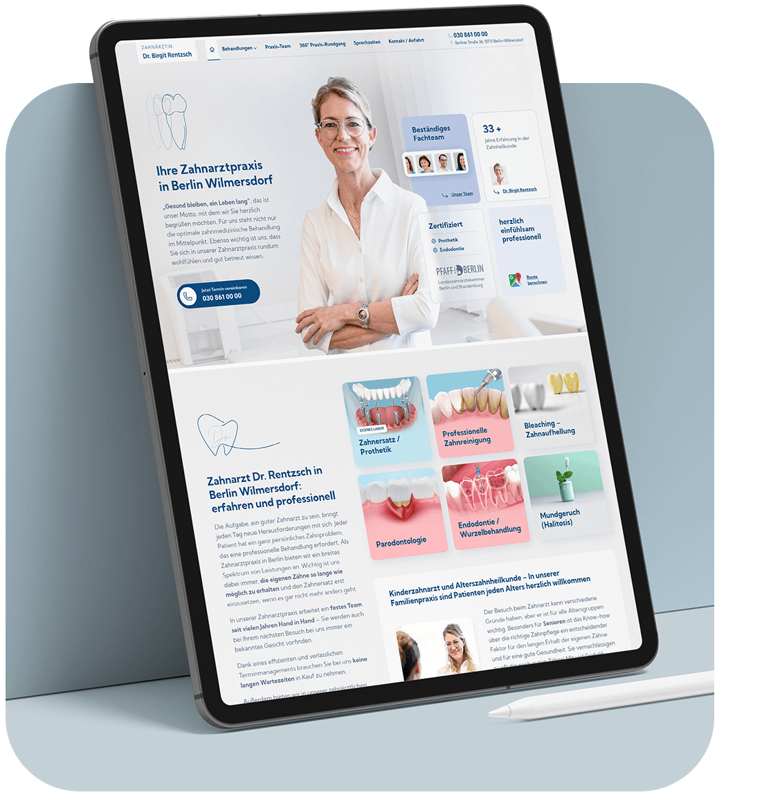 Webdesign für Zahnärzte