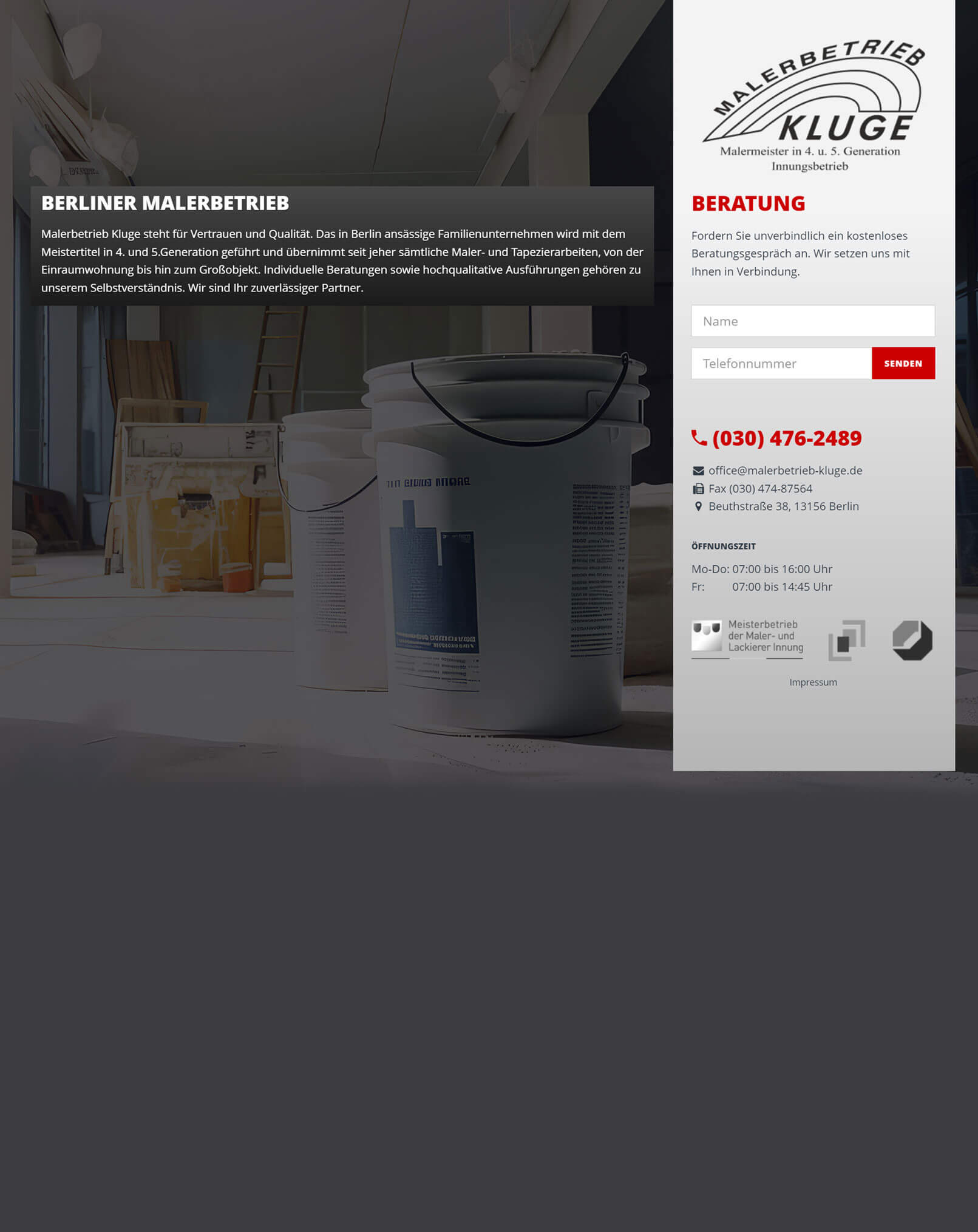 PRIMA LINE - Website Relaunch