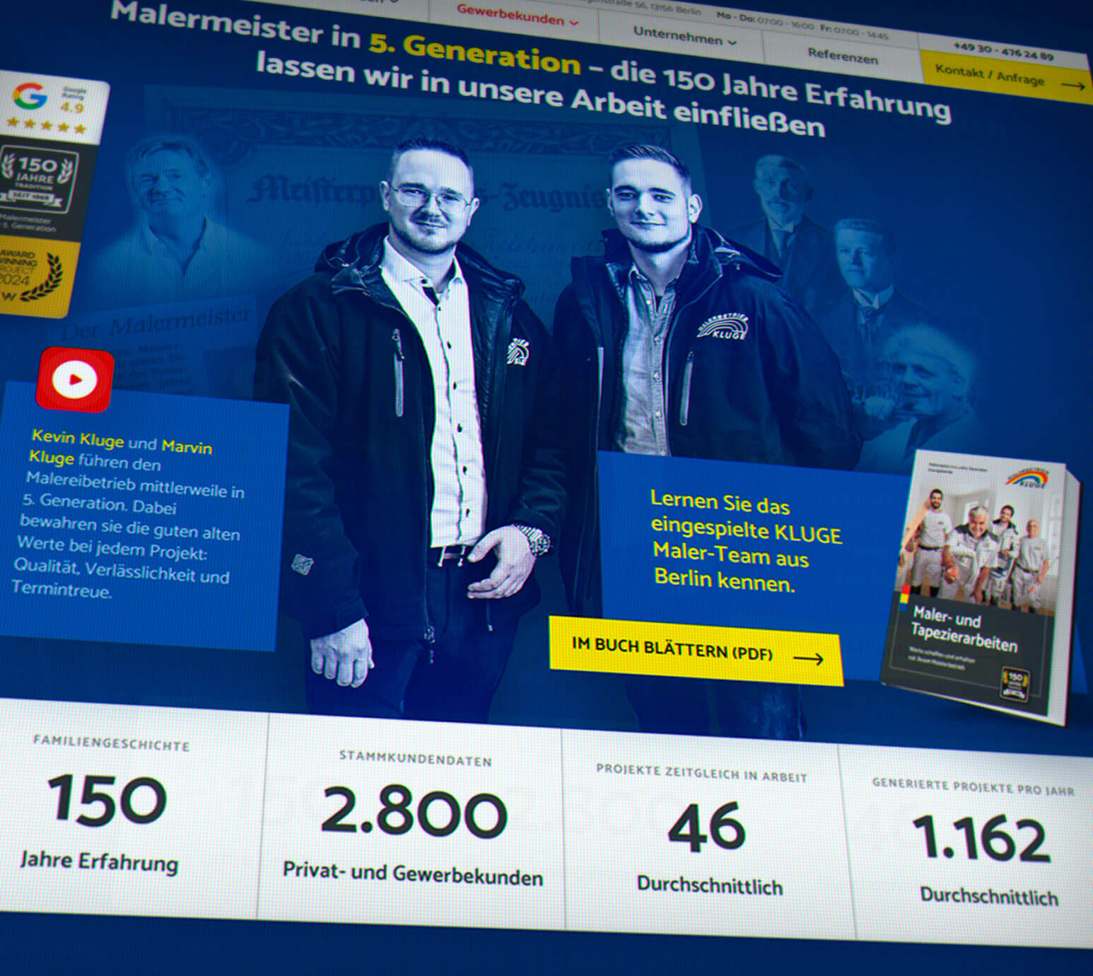 Expertise und Erfahrung für Webdesign München