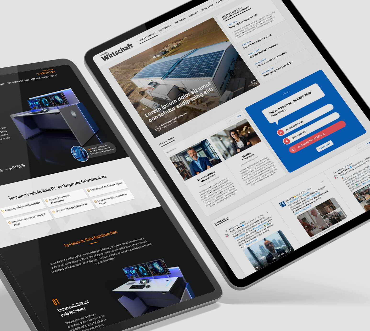 Webdesign Luzern für KMU und Industrie